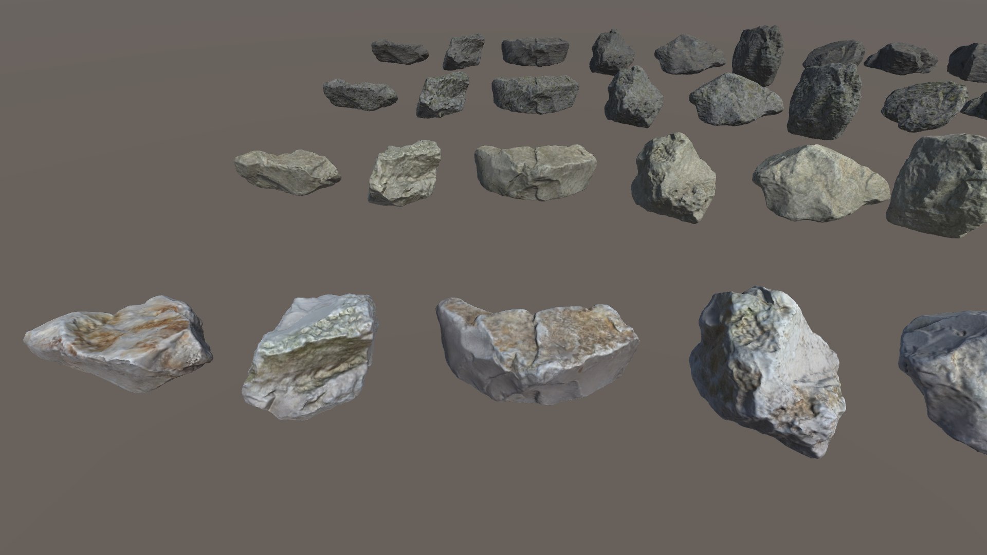 3D Scanned Rocks Collection 01 - TurboSquid 1963566