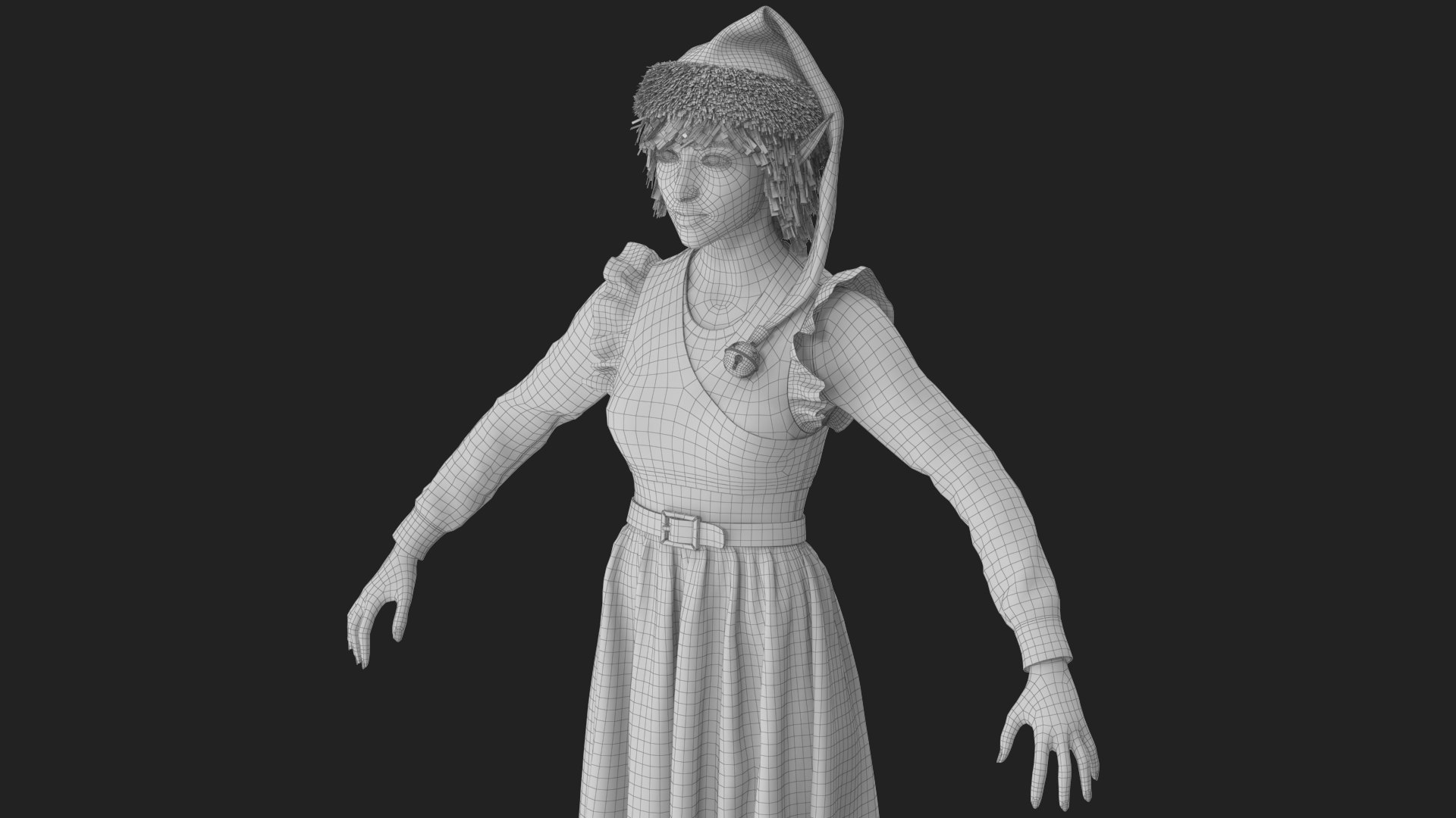 3D Christmas Elf Female 3 model https://p.turbosquid.com/ts-thumb/TR/NE3ugX/Oq/wireframe_10/jpg/1755153736/1920x1080/fit_q87/76ca7cca115cd93d828af8355fad377156e1e7db/wireframe_10.jpg