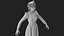 3D Christmas Elf Female 3 model