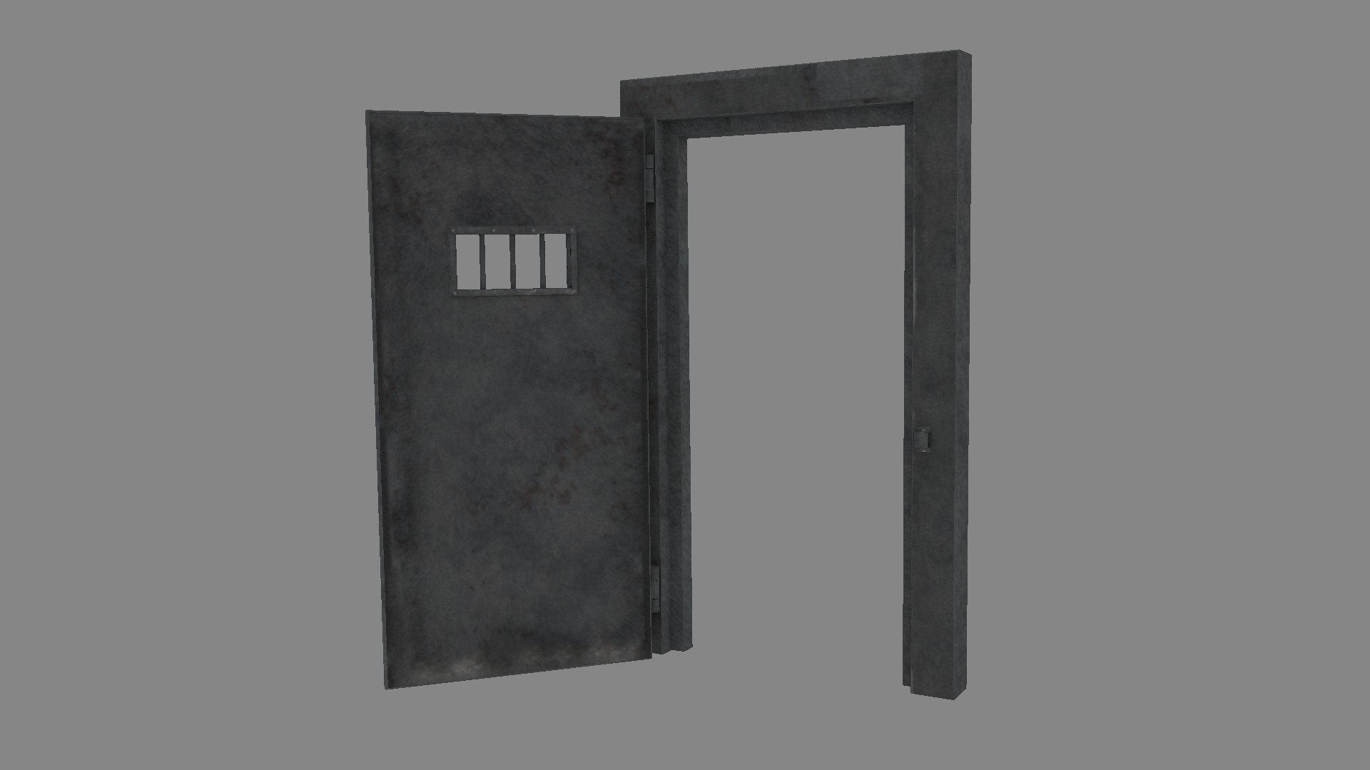 Prison Door Metal 3D Model - TurboSquid 1357089