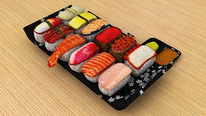 Sushi Set Design 1 3D model