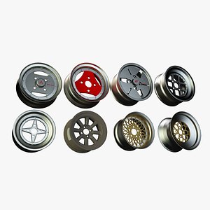 RARE JDM RIMS WHEELS 3D