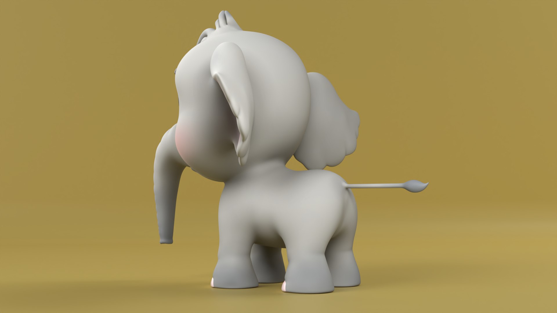 3D Cartoon Elephant Rig - TurboSquid 2417372