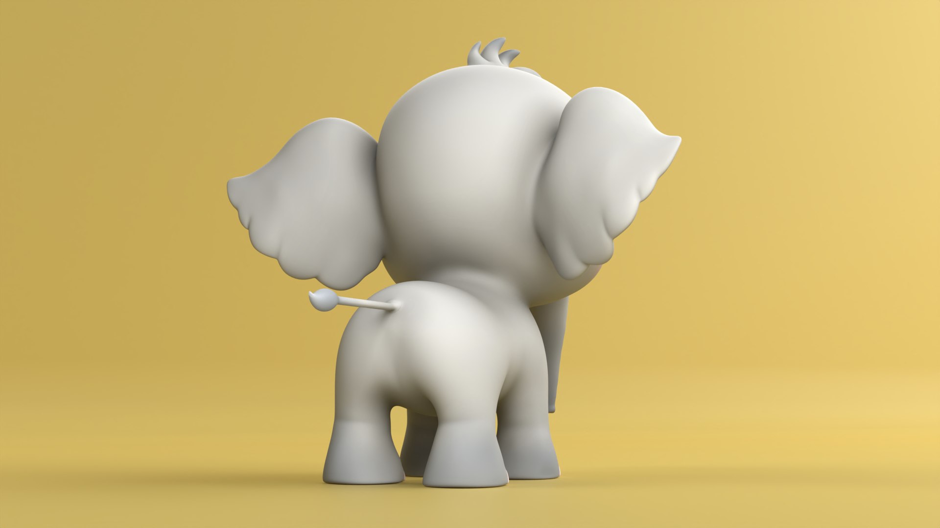 3D Cartoon Elephant Rig - TurboSquid 2417372