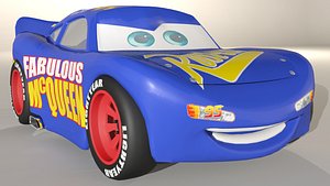 fabulous lightning mcqueen 3D model