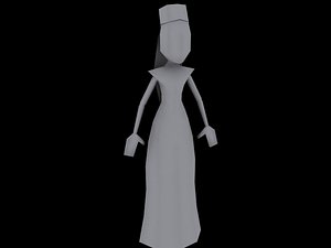 Low Poly Catrina