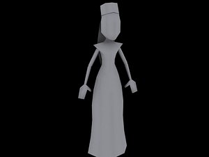Low Poly Catrina