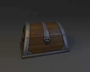 3ds max ready treasure chest