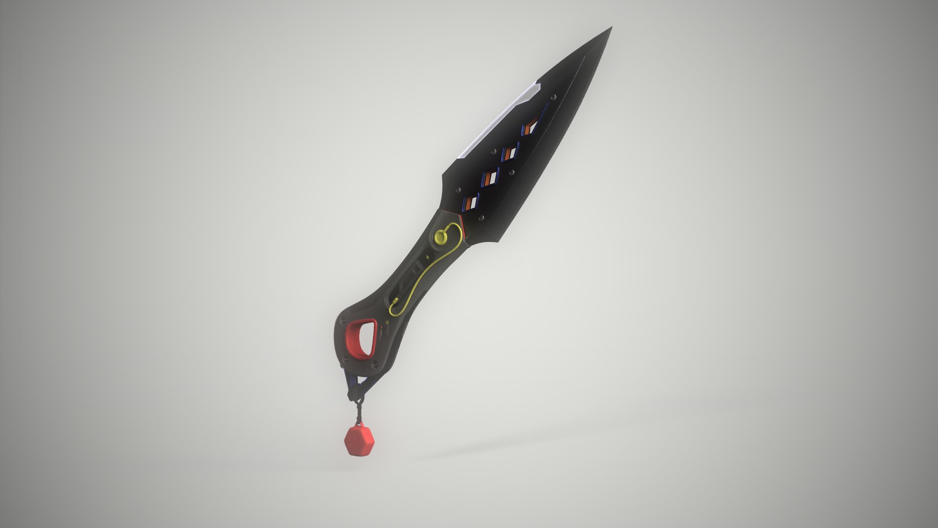3D Sci-Fi Knife - Kunai - TurboSquid 2361532