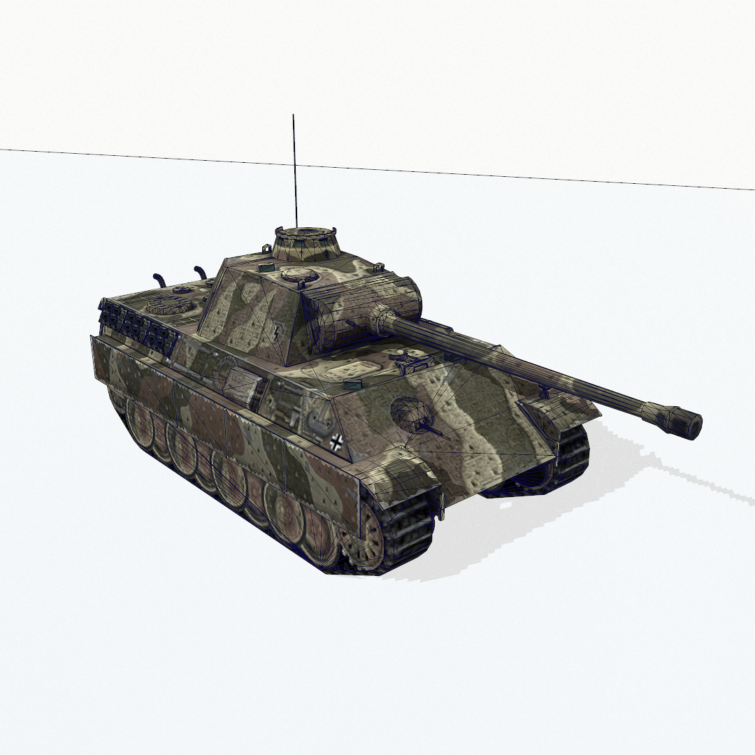3d panther tank v