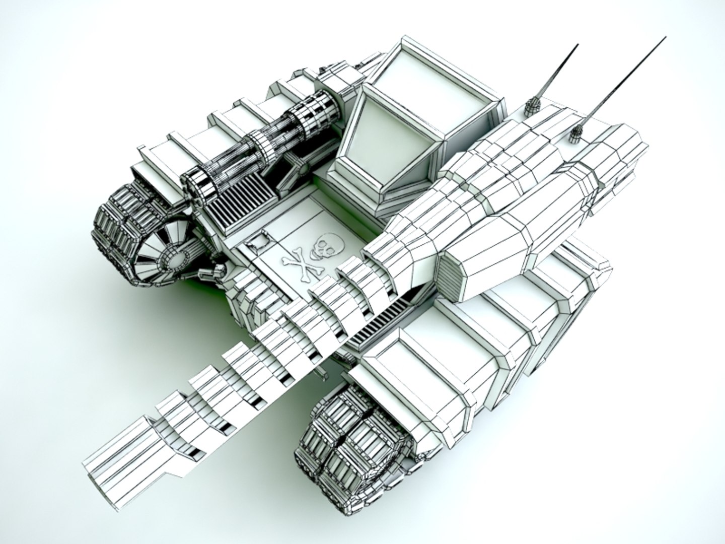 3d model tank tx 600