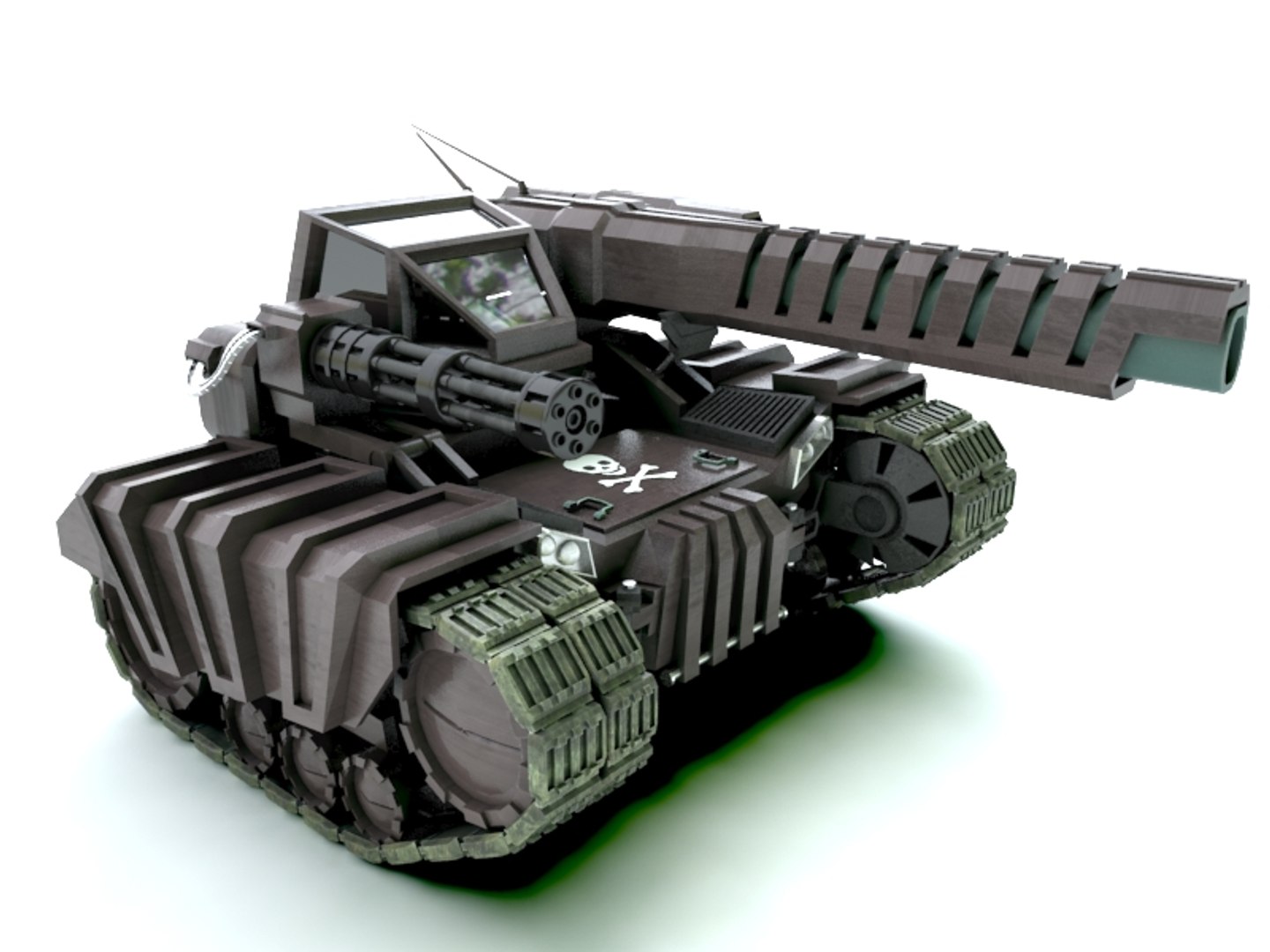 3d model tank tx 600