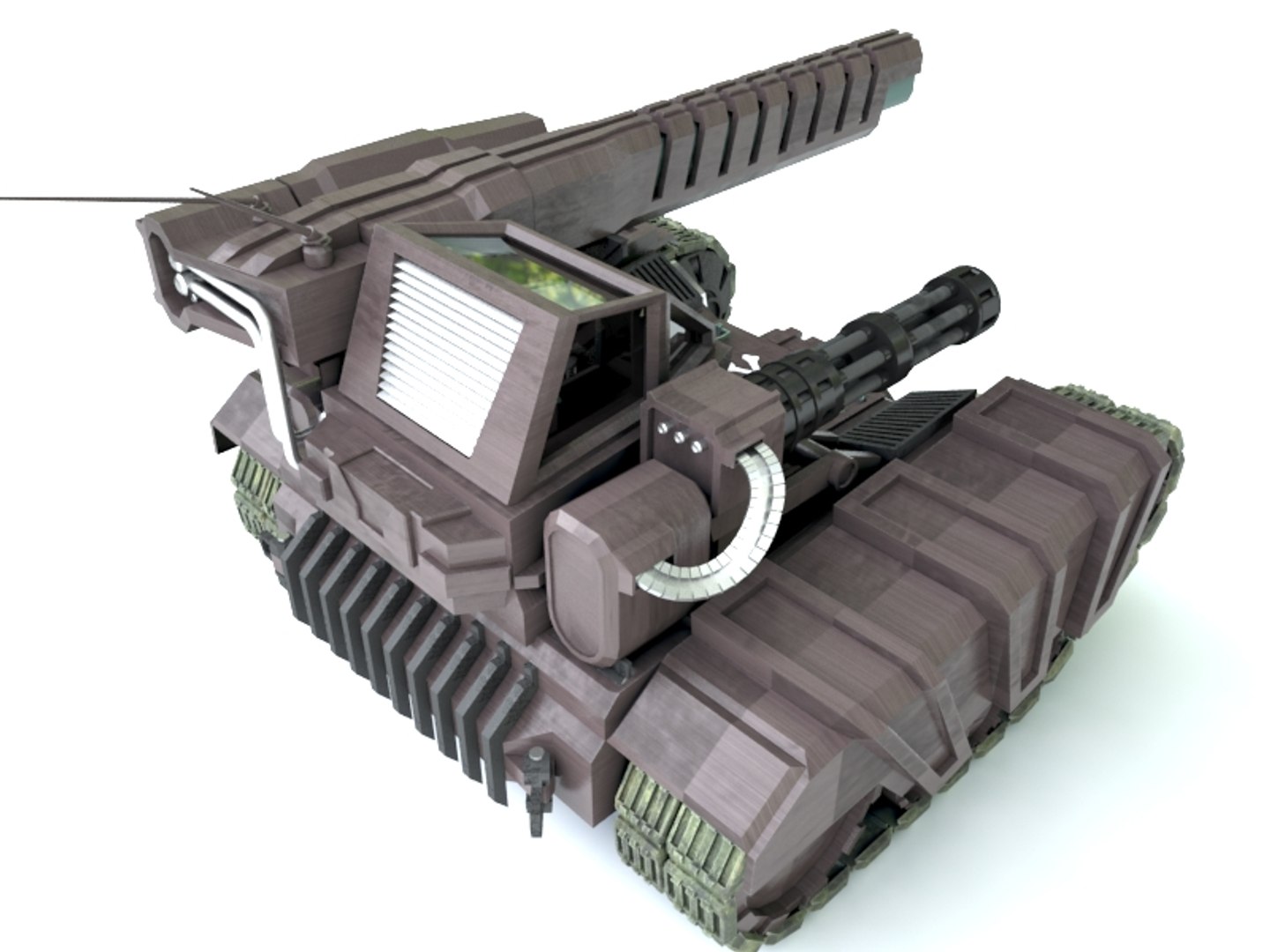 3d model tank tx 600