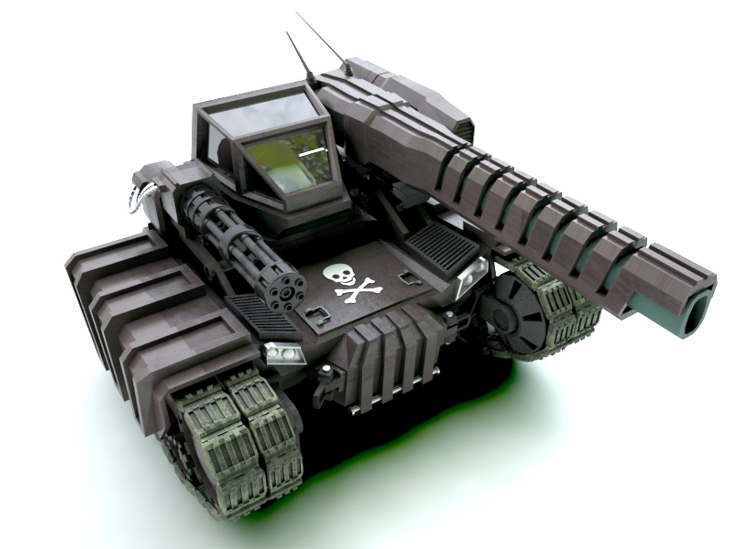 3d model tank tx 600