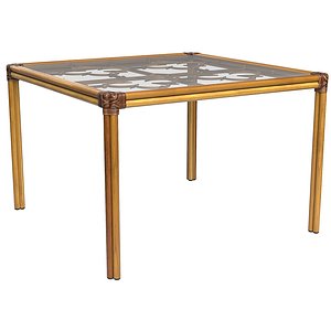 3D Square Dining Table Mimi by Celerie Kemble