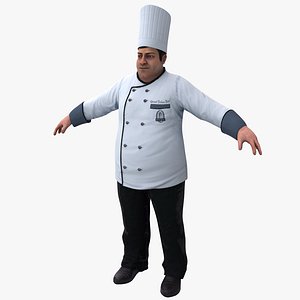 chef rigged 3d max