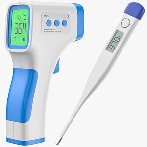 3D Thermometer Collection model
