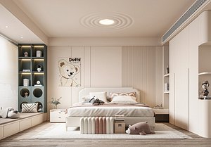 Modern bedroom 3D model