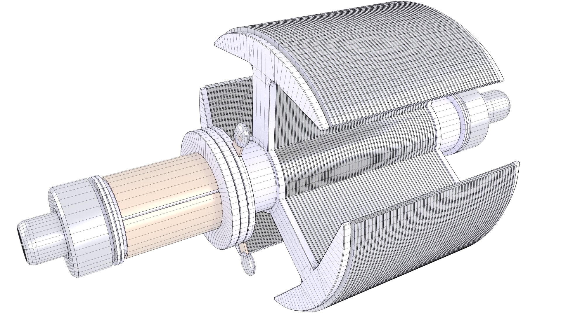 Brushed Rotor 80 3D Model - TurboSquid 2383791