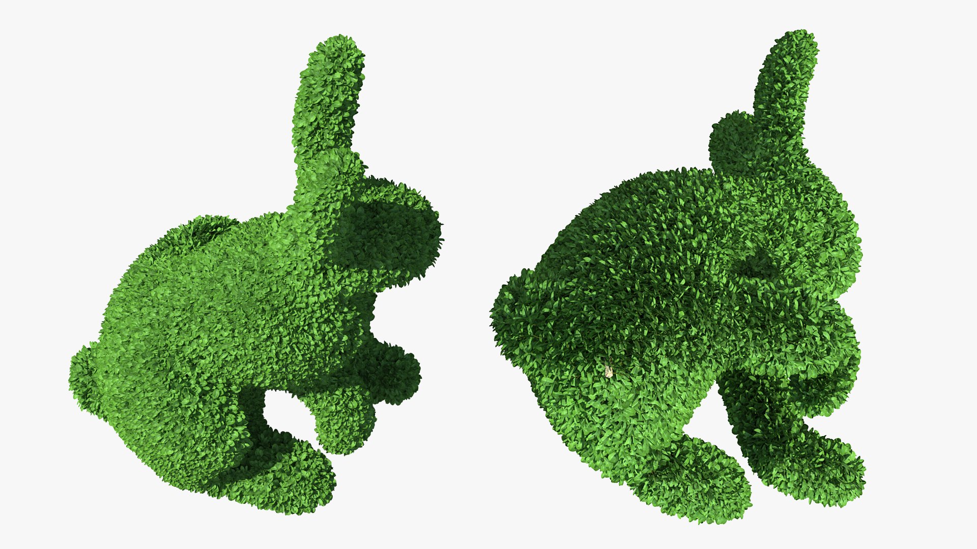 Rabbit Topiary Sculpture 3D Model - TurboSquid 1581975
