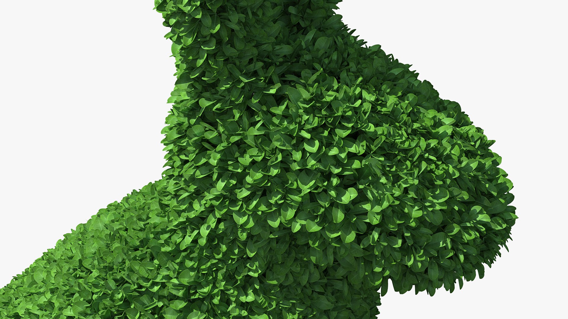 Rabbit Topiary Sculpture 3D Model - TurboSquid 1581975