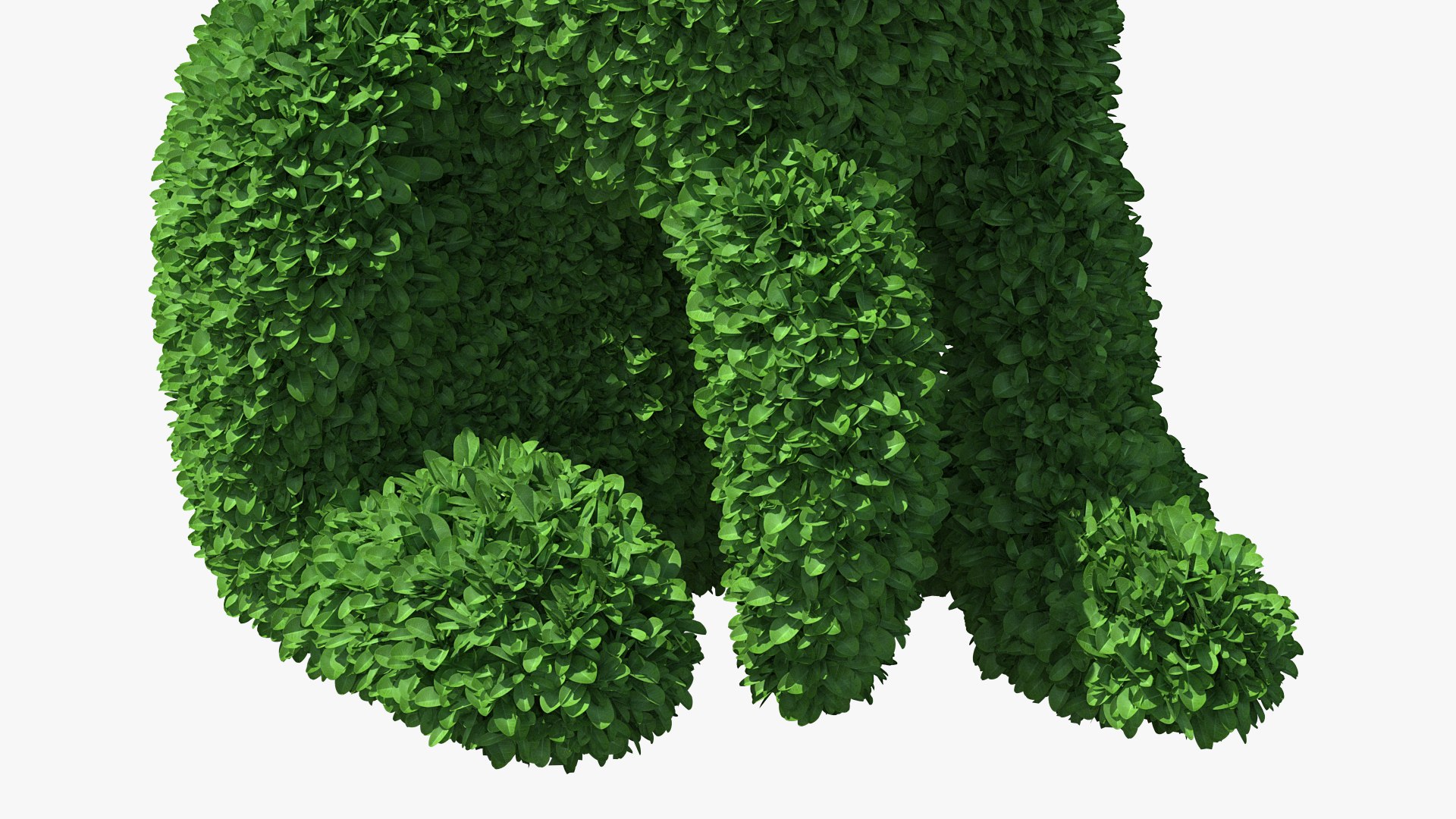 Rabbit Topiary Sculpture 3D Model - TurboSquid 1581975