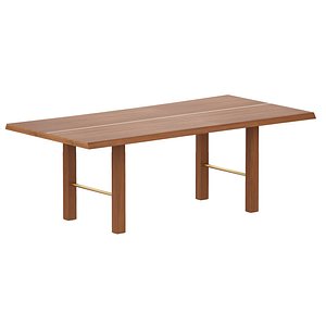 montana live edge dining tables 3D model