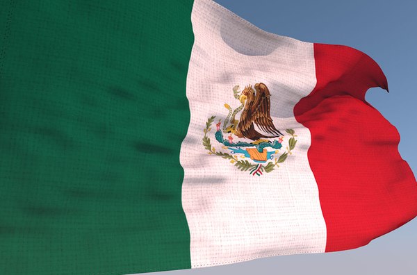3D mexico waving flag animation - TurboSquid 1544590