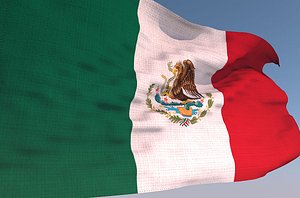 Animated Mexico Waving Flag - Bandera de Mexico
