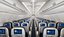 Cabine interna do Boeing 737