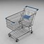 shopping cart 3d model