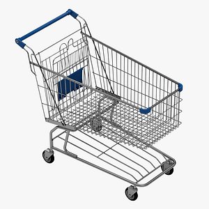 shopping cart 3d model