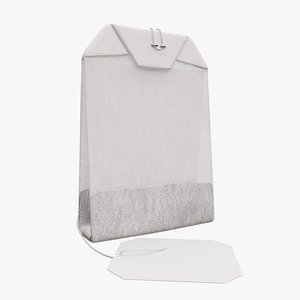 Tea bag with label 03