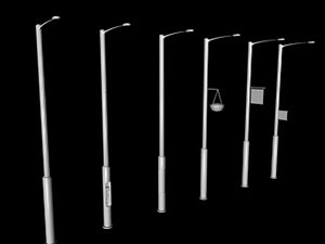 Untextured street light pack