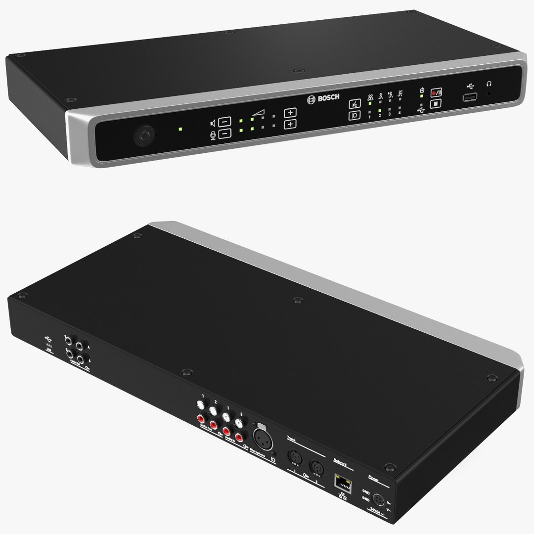 Bosch CCSD CURD Control Unit with Recorder and DAFS 3D TurboSquid 1765417