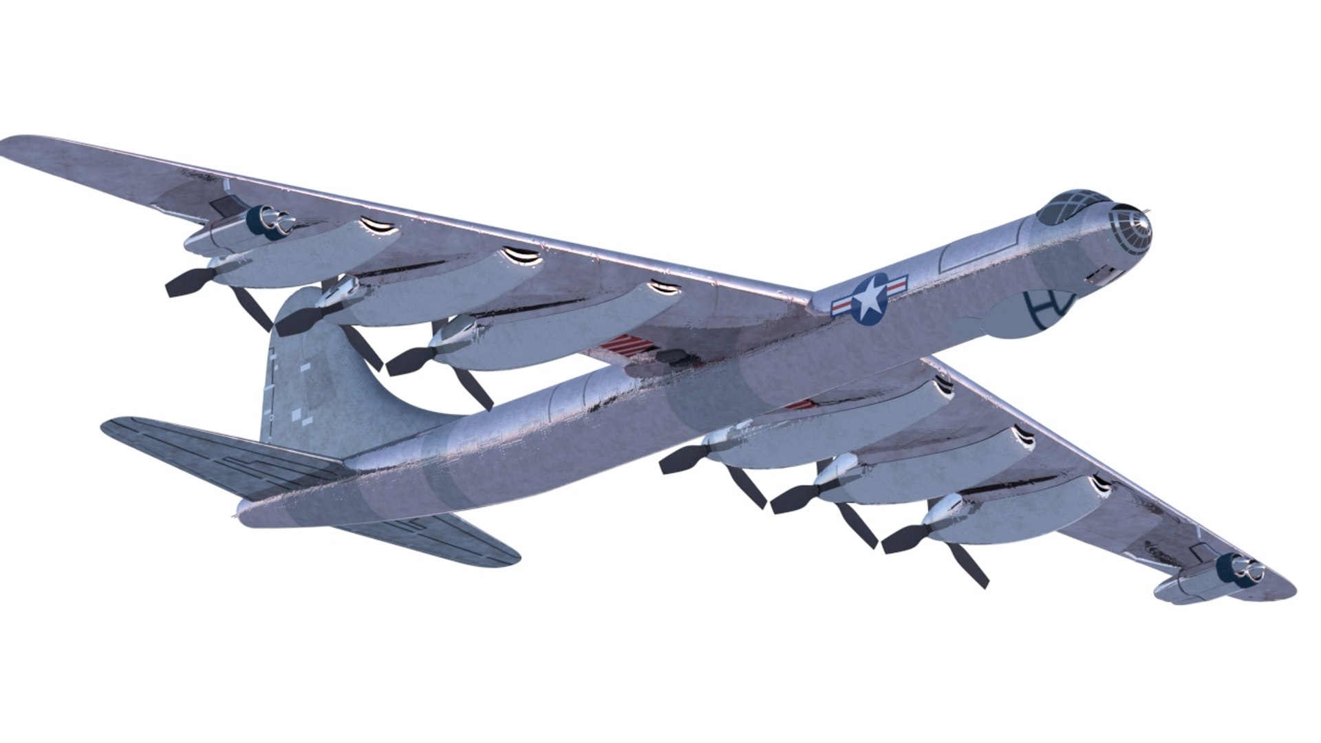 Convair B-36 Peacemaker 3D - TurboSquid 1817447