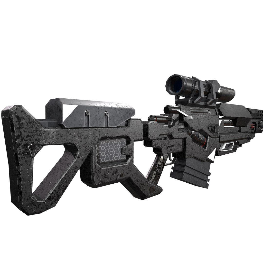 Rifle sniper 3D - TurboSquid 1507770