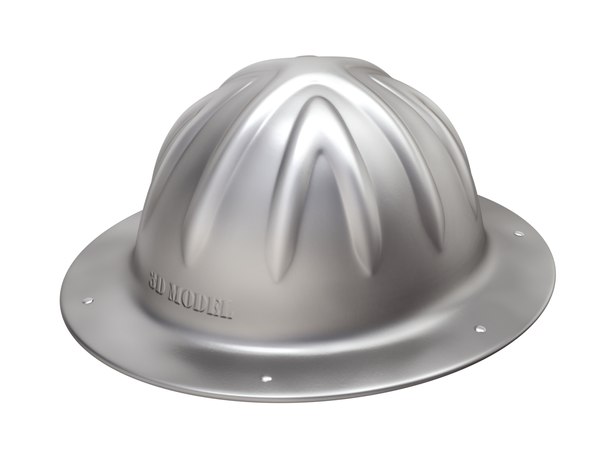 Totenkopf Eimer Aluminium Schutzhelm 3D Modell TurboSquid 1691732