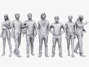 Lowpoly People Casual Pack Vol.2