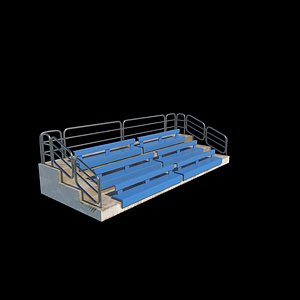Outdoor Movable Grandstand 3D model