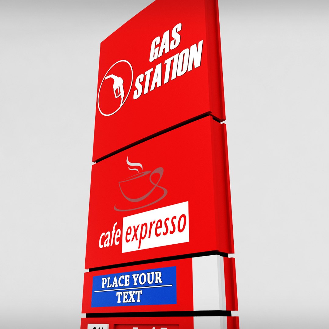 Gas Station Price Sign Max