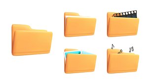 3D clip foldier model