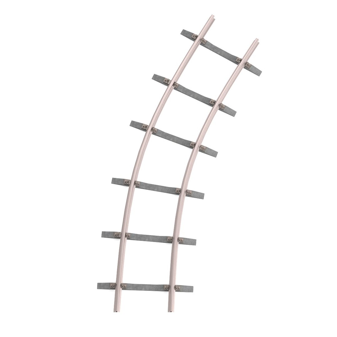 Railway Lines Set 3ds