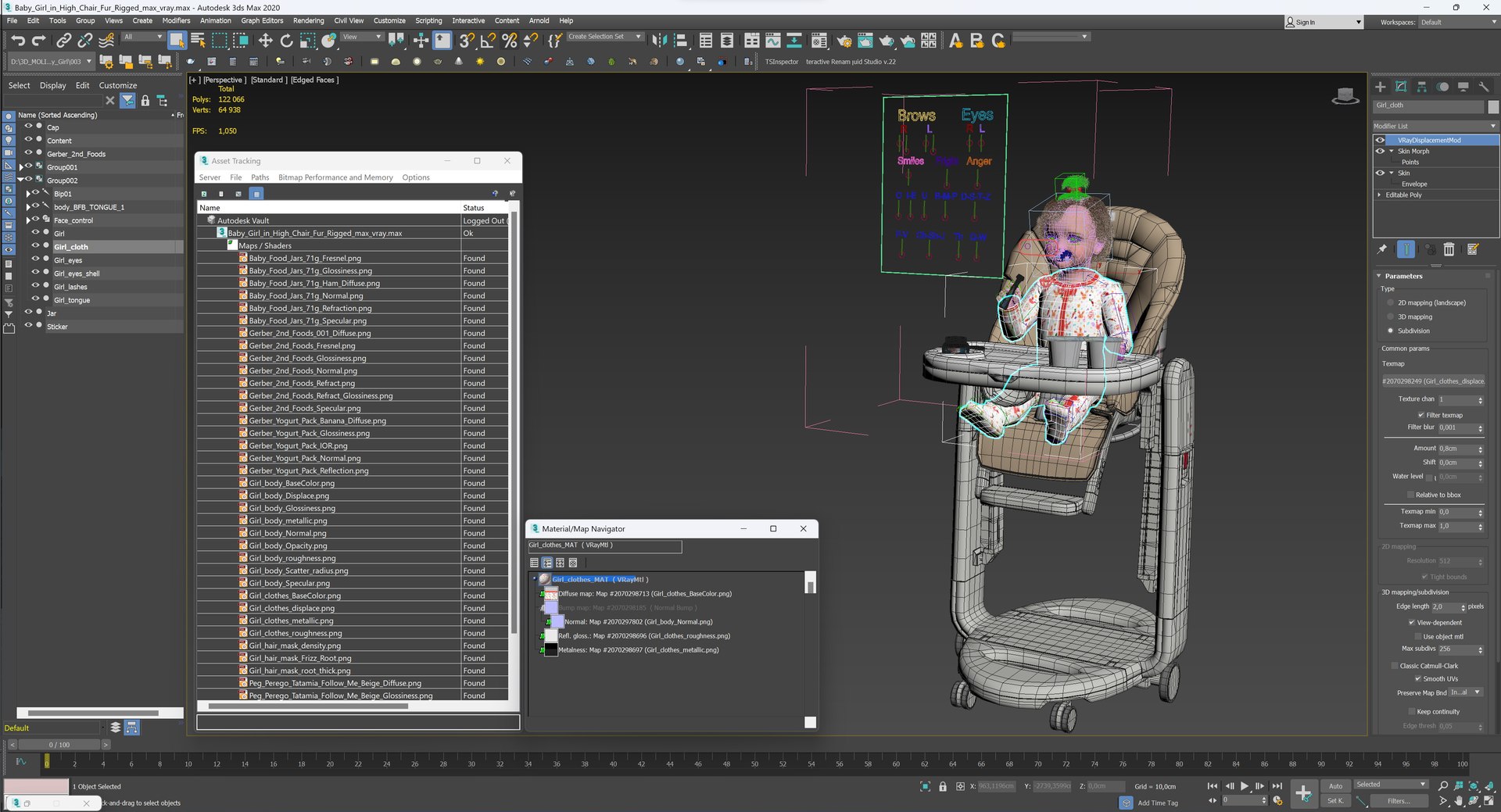 3D Baby Girl in High Chair Fur Rigged https://p.turbosquid.com/ts-thumb/TS/fiw6ZI/tE/babygirlinhighchairfurriggedvray3dmodel025/jpg/1729941746/1920x1080/fit_q87/7b344df17812ebd00c91d7a2183ab27586bad828/babygirlinhighchairfurriggedvray3dmodel025.jpg