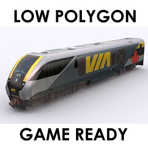 3D VIA SC 42 Locomotive model