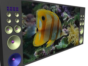 plasma tv 3d model