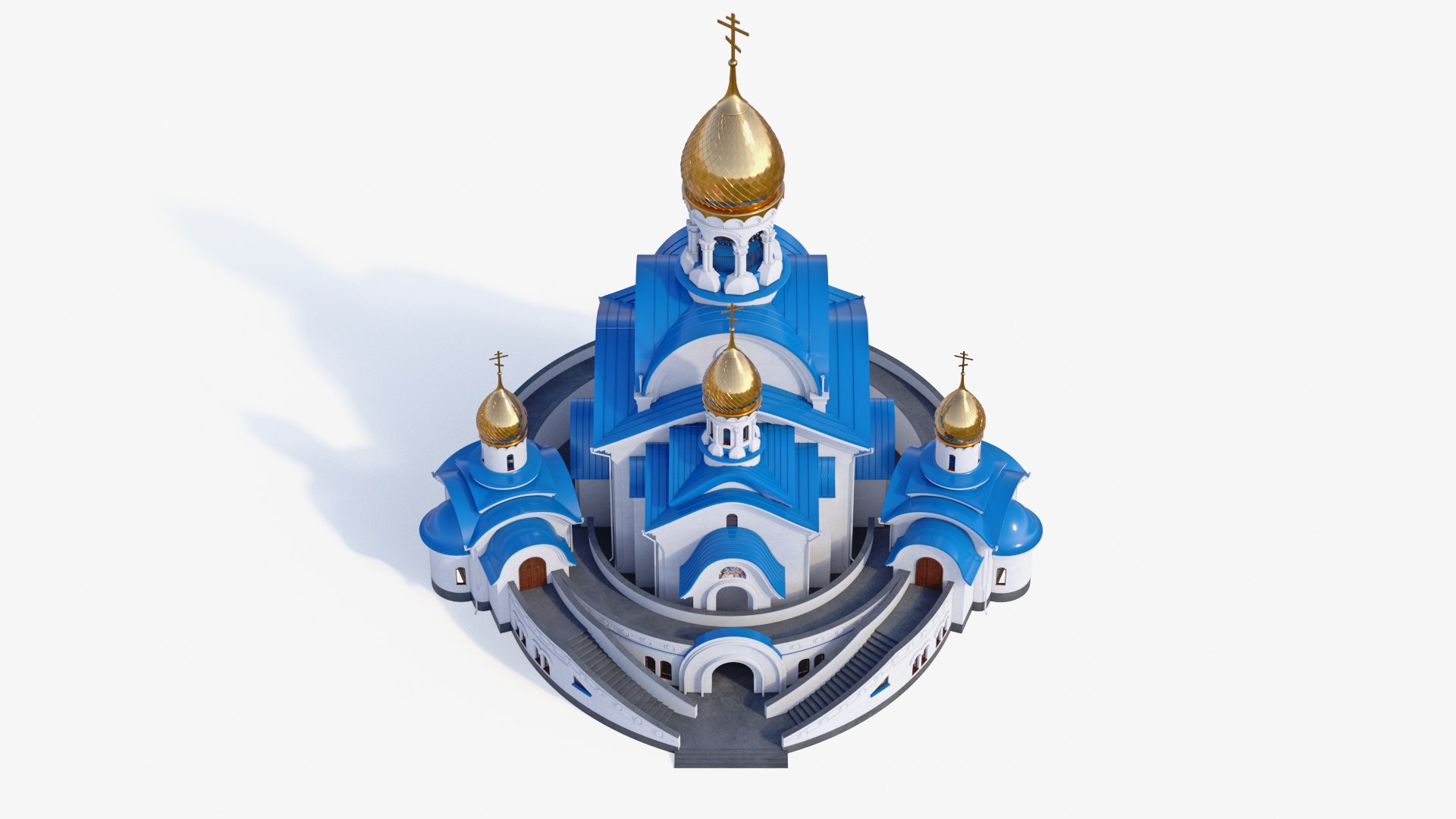 3D Model Church - TurboSquid 1951849