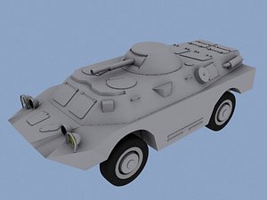 3d tank amphibious able model