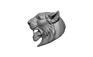 lion animal 3D