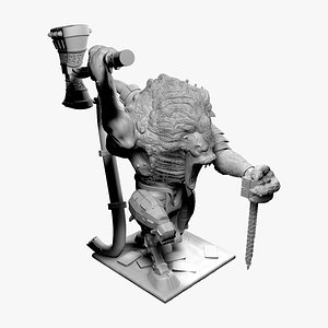 Sci-Fi Boss Monster Miniature - 07 out of 09 3D model